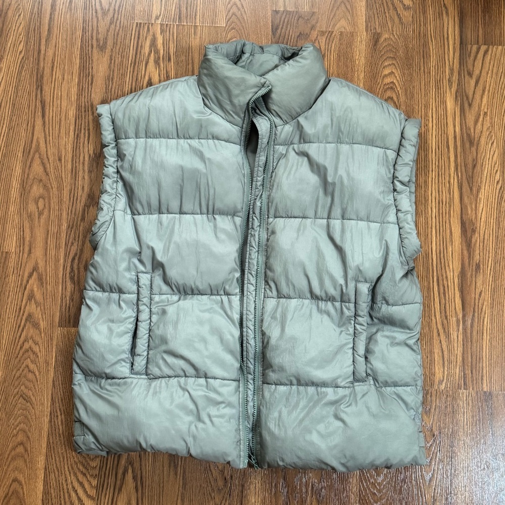 Free people in a bubble vest
